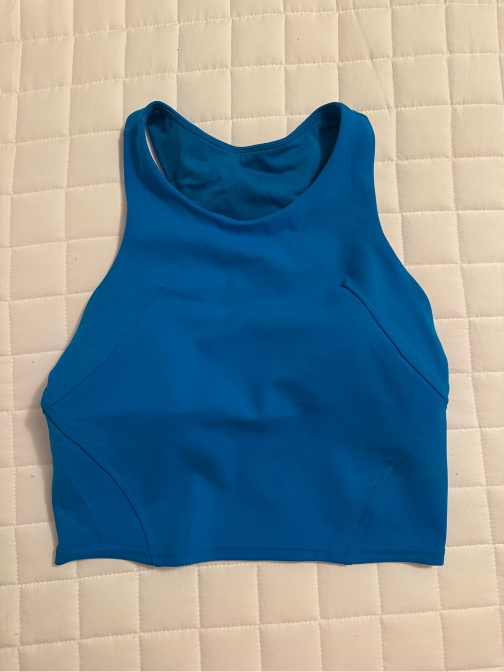 lululemon athletica Bright Blue Racerback Crop Tank